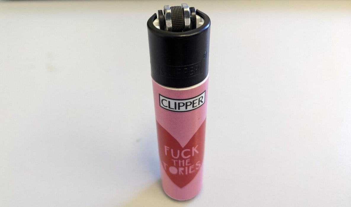 Clipper 'F**K the Tories'  -  5 Pack - Conservative Party Labour Party Lighter