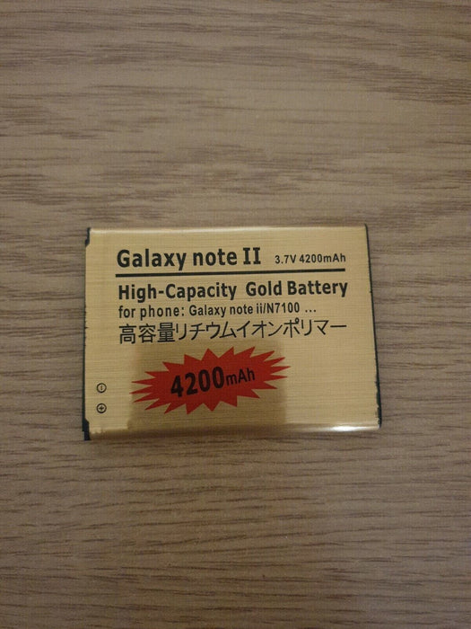 For Galaxy Note 2 Gold Battery 4200mAH