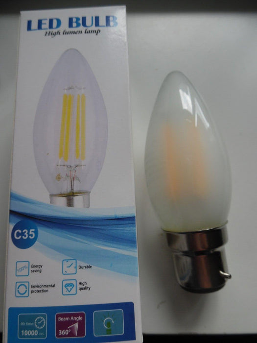 LED Filament Bulb B15 4W C35 2pcs