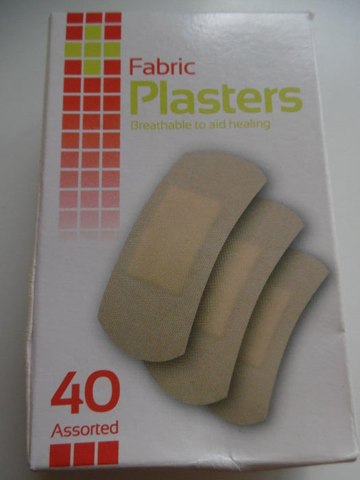 40 Assorted Fabric Plasters