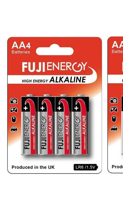 4 x FUJI Energy AA Alkaline Batteries 1.5V LR6 MN1500 LR06 R06