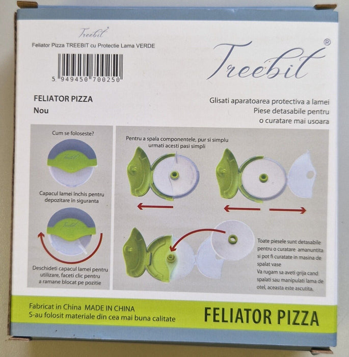 Treebit Pizza Cutter - Protective Blade Guard