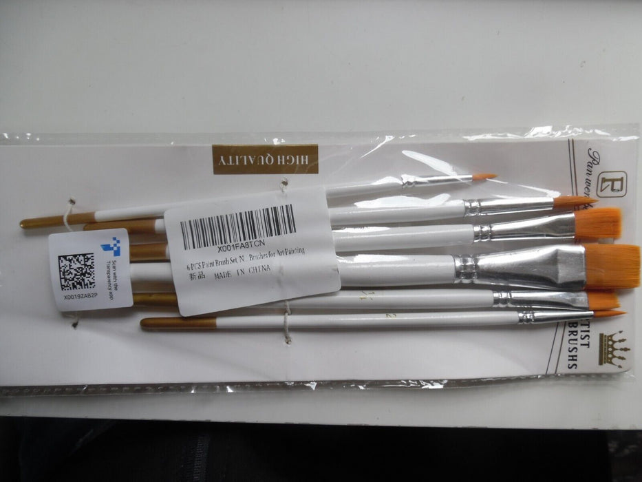 6 Piece Artists Brush Set