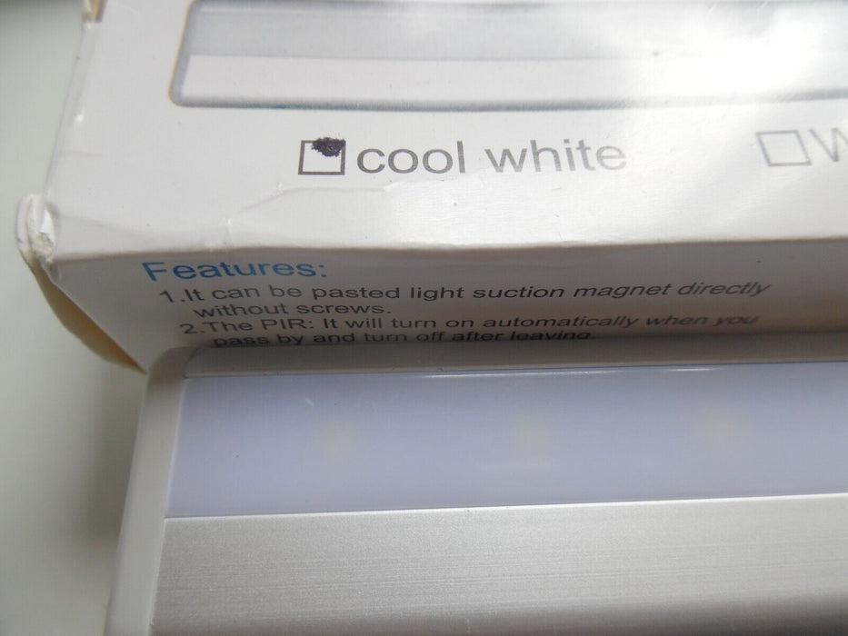 Infrared Induction Light Cool White for Under Cabinet, stairs etc