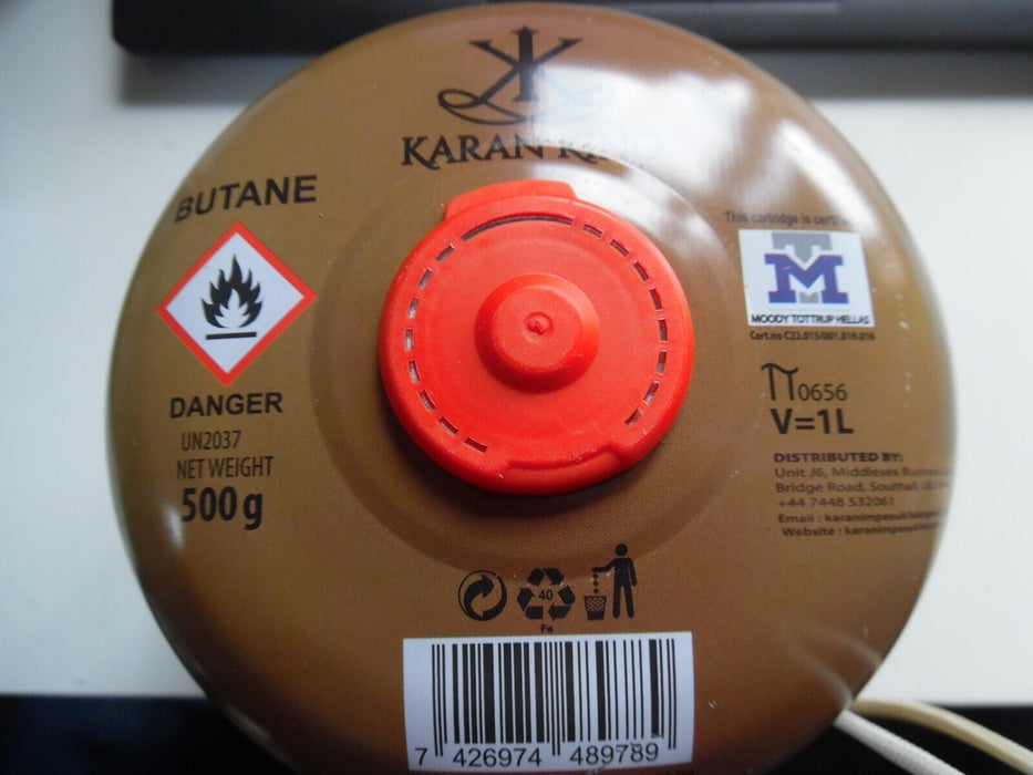 karanking 500g cartridge butane Valve B188