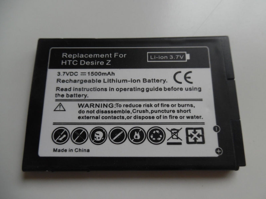 Li-ion Battery for HTC Desire Z F5151 Freestyle 3.7V 1500mAh