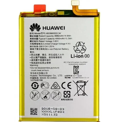 Huawe Battery For Huawei Ascend Mate8-i 4000mAh 15.3Wh-HB396693ECW