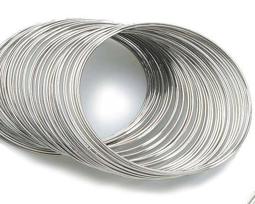 bracelet wire 80 circles bracelet silver steel wire