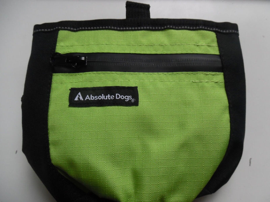 absolute dogs pouch dog treat pouch for walks or training 17cm x 14cm approx