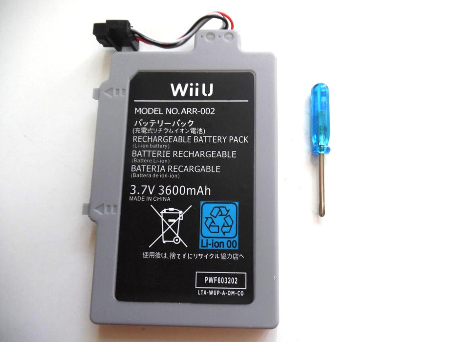 Battery for Nintendo Wii U 8G Wii U 8G GamePad ARR-002 WUP-002 3600mAh