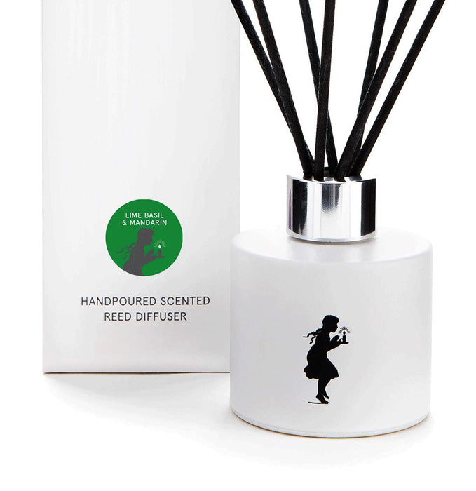 Lime Basil & Mandarin Hand Poured Reed Diffuser | Cotswold Candle