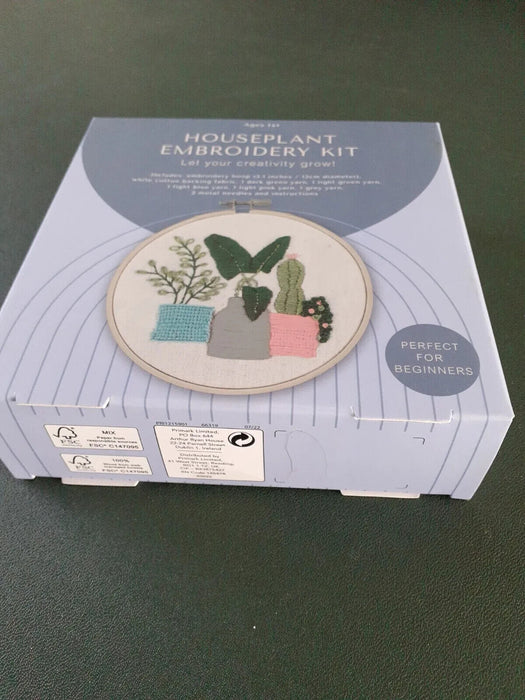 Embroidery Kit Perfect For Beginners New Houseplant