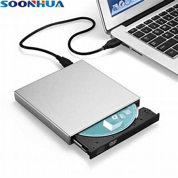 USB External DVD-RW CD-RW ROM DVD CD Player Drive Writer Rewriter