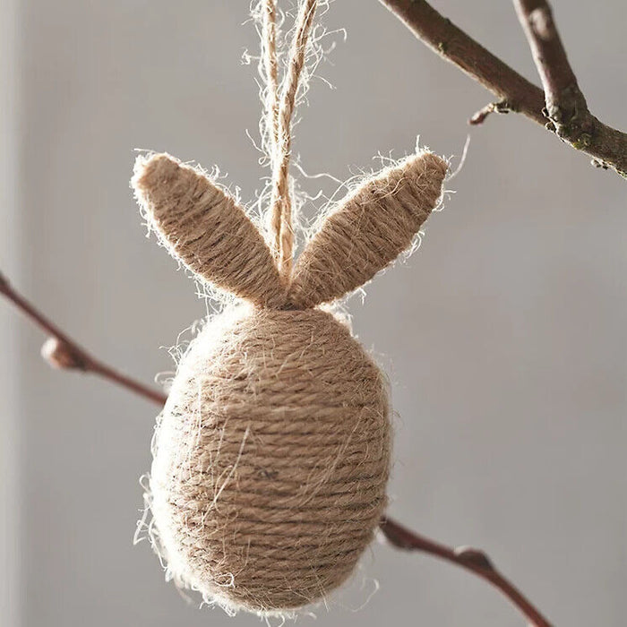 The White Company - Mini Jute Bunny Eggs – Set of 4