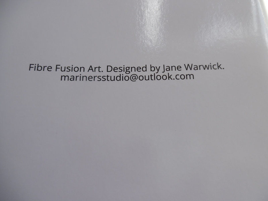 Fibre Fushion 5" Blank Cards Art by Jane Warwick pack of 10