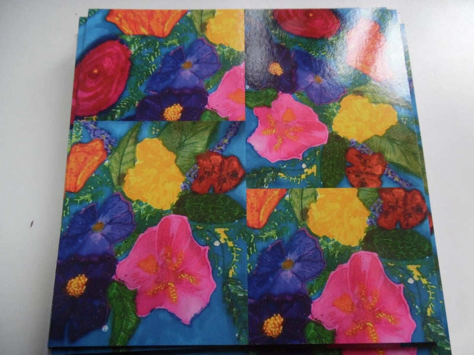 Batik Greeting Gift Cards Blank Design by Jane Warwick 10 Cards