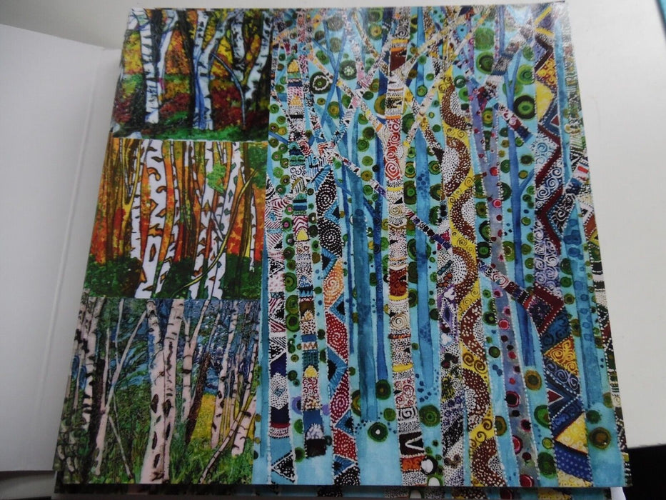 Silver Birches Batiks Designed by jane warwick 10 blank cards