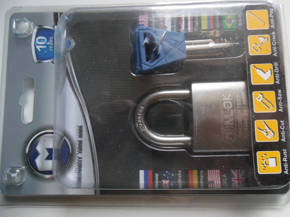 m lok heavy duty padlock Stainless Steel Lock