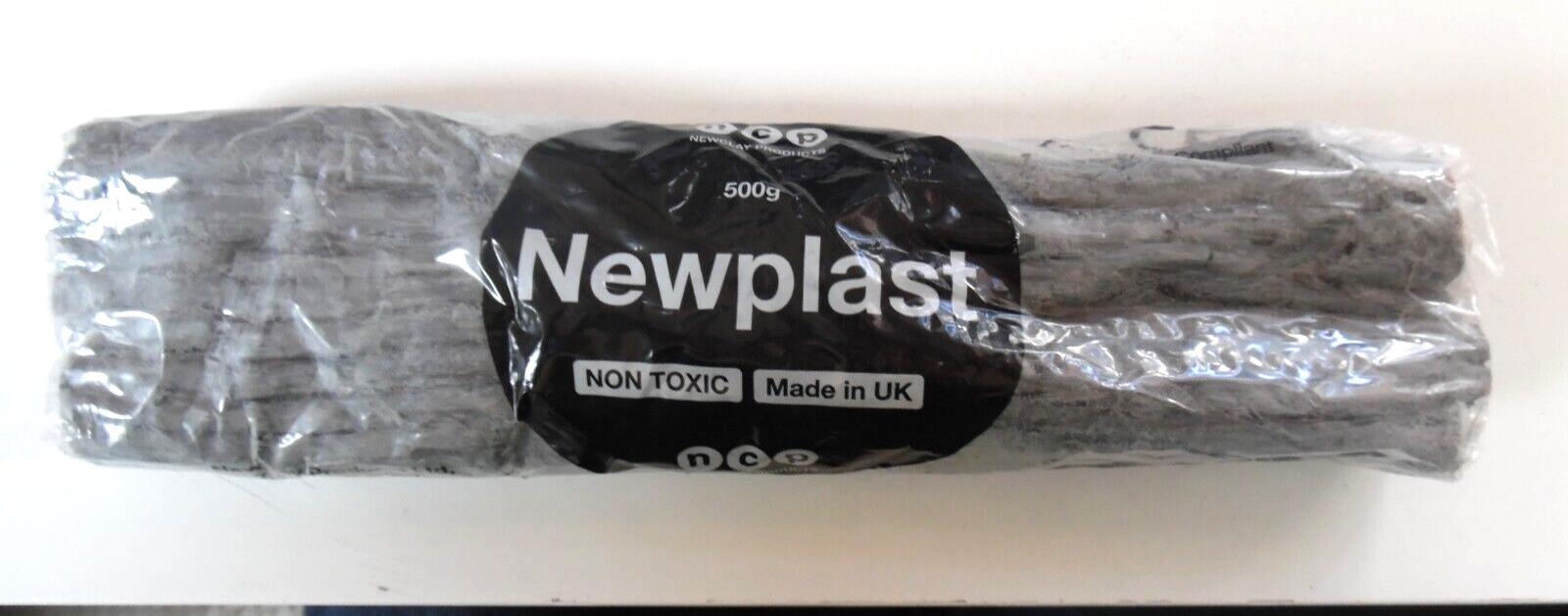 Newplast Modelling Clay 500g Packs - Grey