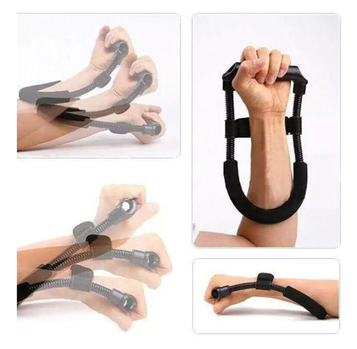 Wrist Hand Forearm Gripper Fitness Apparatus Strength Power Arm Training Trainer