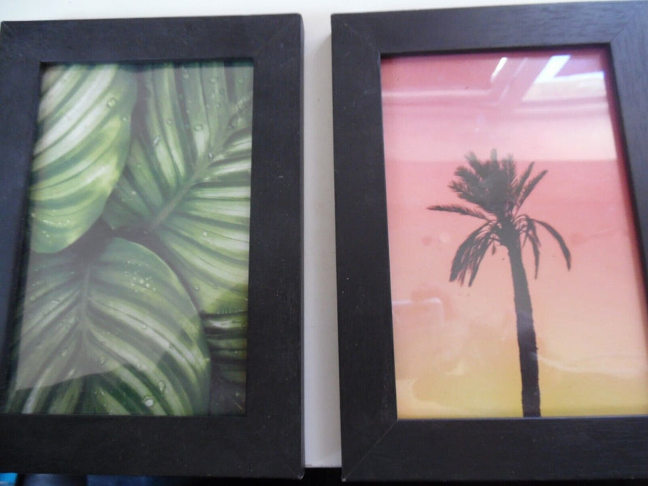 6 x 4 picture frame pack of 2 black