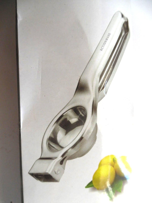 Actionware Stainless Steel Lemon Squeezer heavy duty stainless