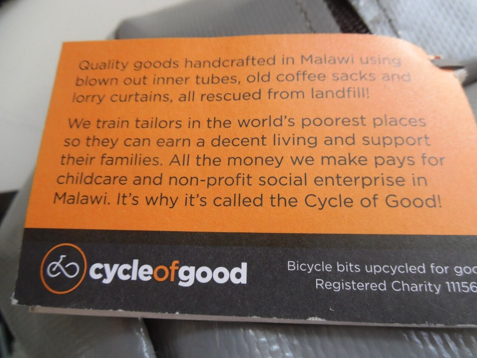 Cycleofgood Recycled Cube Bag made in Malawi