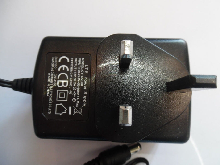 12V 2A AC Adapter for CS Model: CY-122000