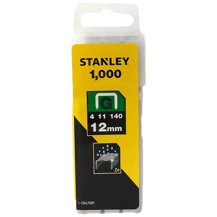 Stanley Staples  12mmType G Heavy Duty Staple Gun Refills