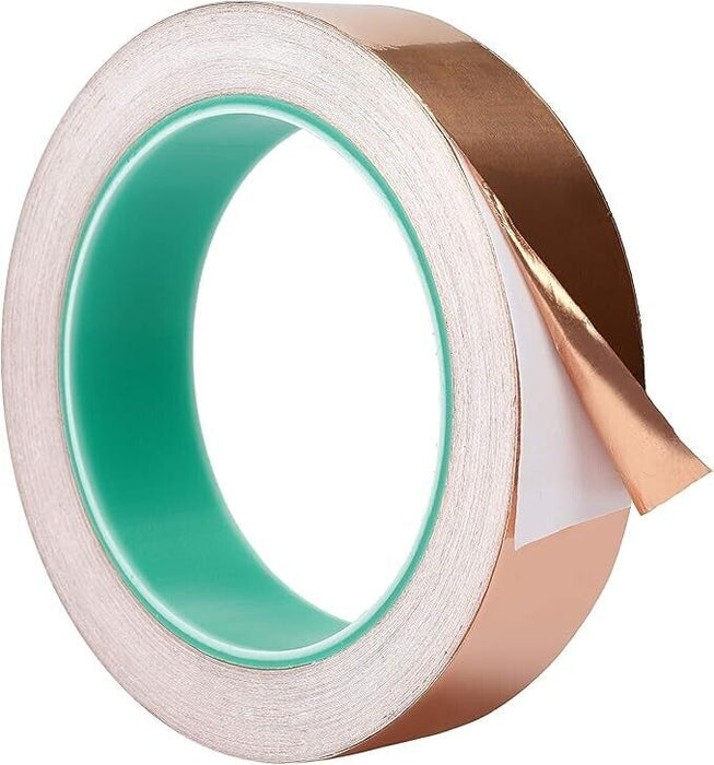 Copper Foil Tape Double-Sided Conductive Adhesive Tape for Guitar EMI Shielding