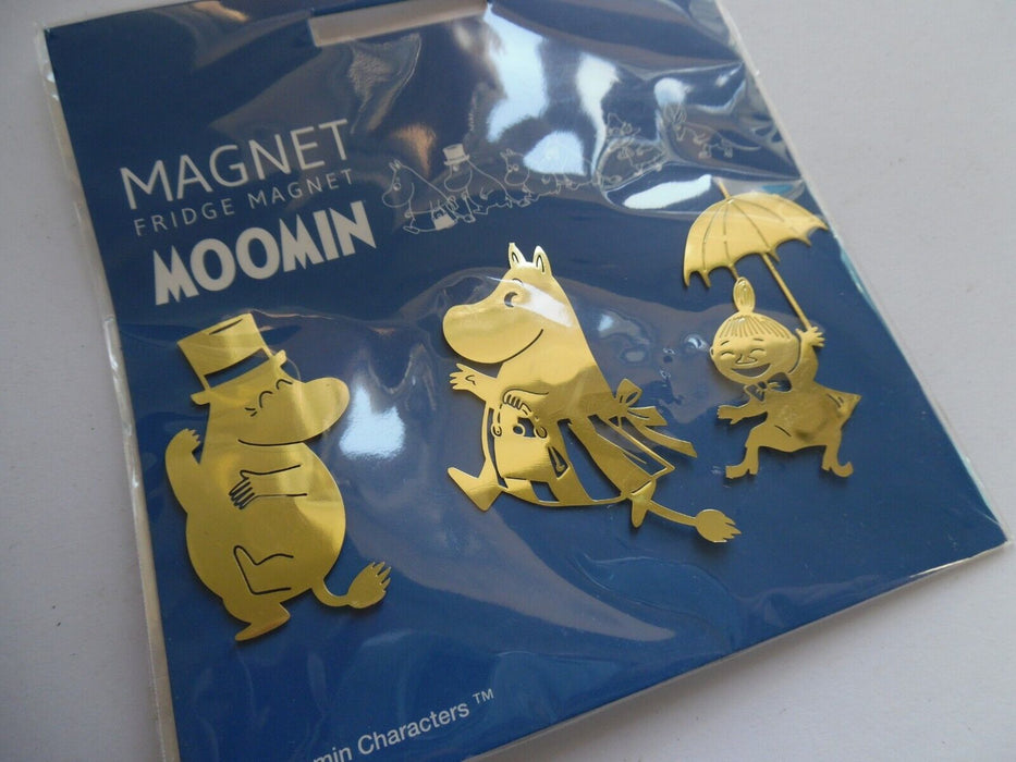 3 Pack of Moomin Character Fridge Magnets