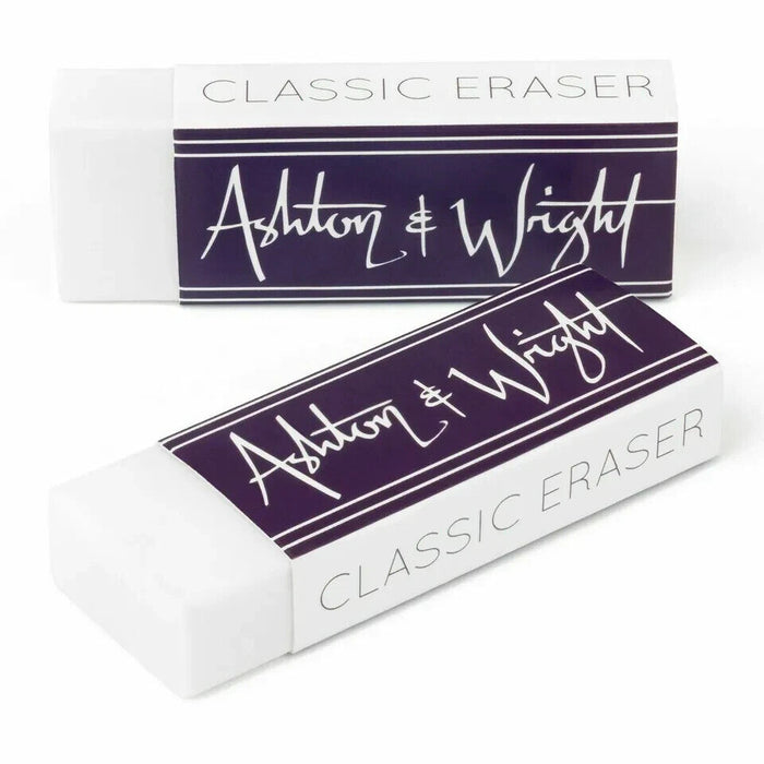 Ashton & Wright Large Eraser Pencil Drawing School Plastic Rubber Pack of 5