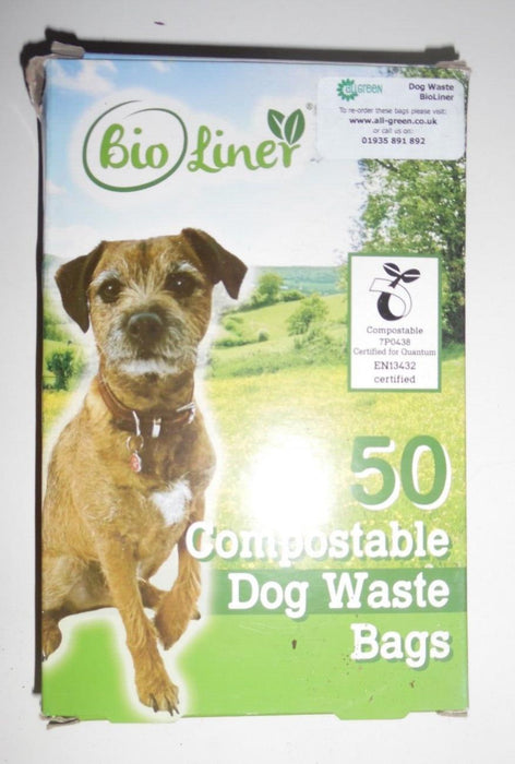 bio liner 50 compostable dog waste bags