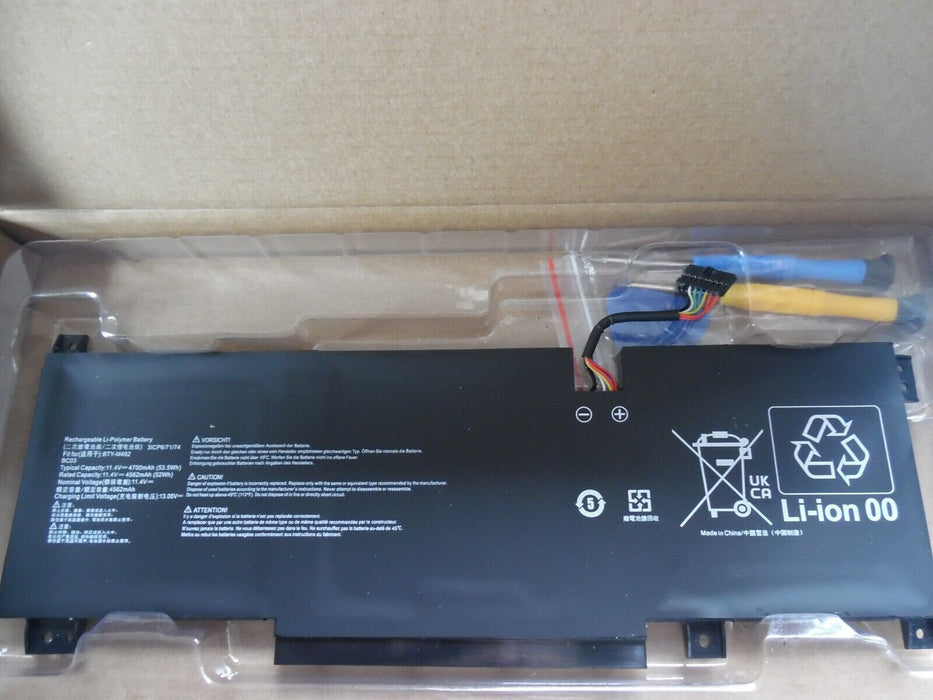 BTY-M492 Battery For Msi Pulse GL66 11UEK-007FR 11UDK-076 11UEK-008FR