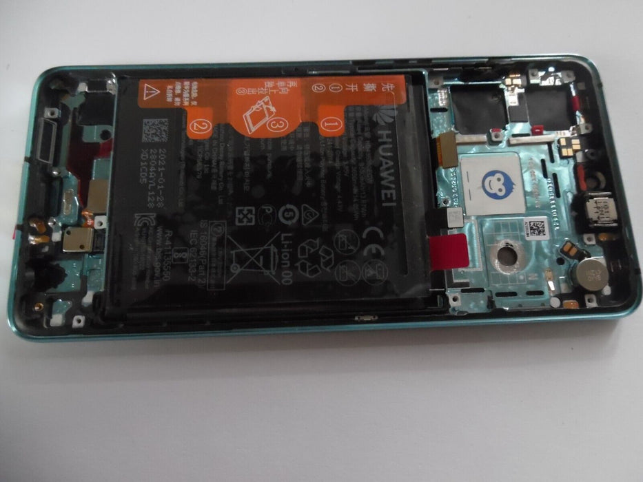 Huawei 02352PGE LCD Screen and Digitizer Battery for P30 Pro - Aurora Blue
