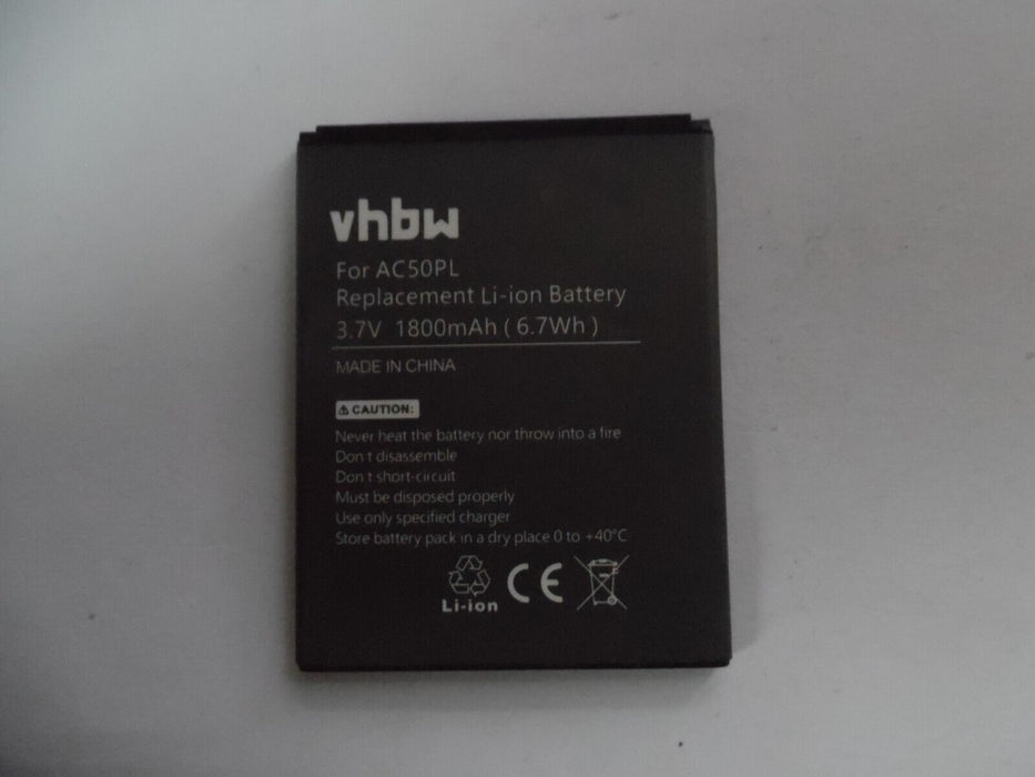 Battery for Archos 50 50 Helium 4G 50 Platinum AC50PL 1800mAh NEW