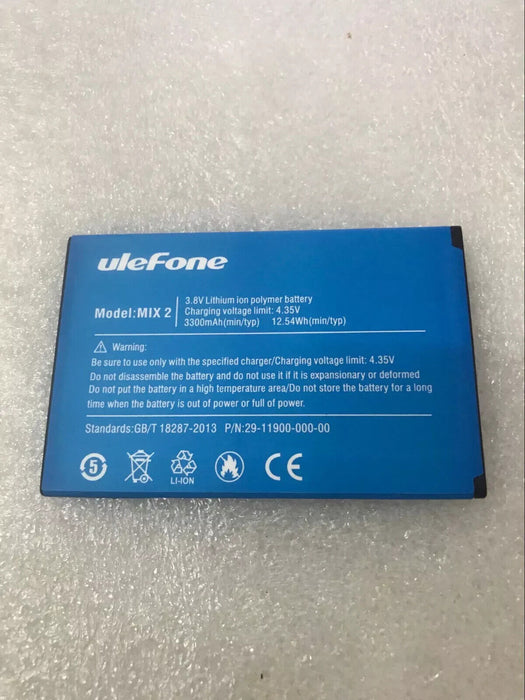 3300mAh NEW Genuine Li-ion Battery For UleFone MIX2 MIX 2 12.54Wh