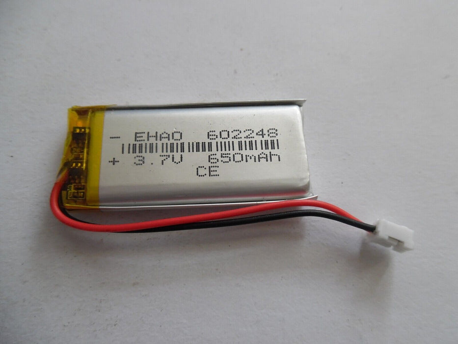 EHAO 3.7V Lipo Battery 650mAh 602248 Lithium Polymer