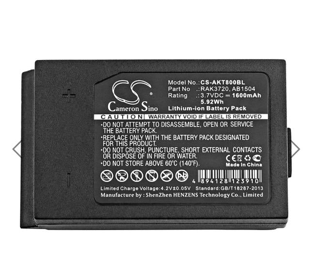 cs-akt800bl transmitter battery 1600mAh