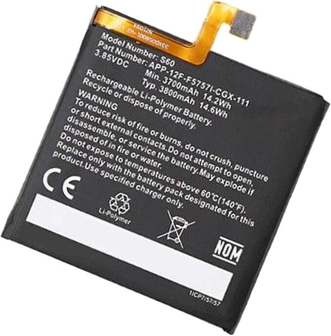 Backupower Battery for Caterpillar CAT S60 Battery APP-12F-F5757I-CG