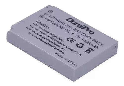 Durapro NB-5L NB 5L Battery  for Canon NB-5L Battery Power