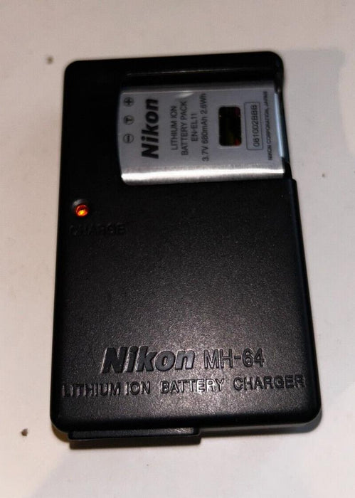 Genuine Original Nikon MH 64 Charger For Nikon EN EL11 Battery COOLPIX S550 S560