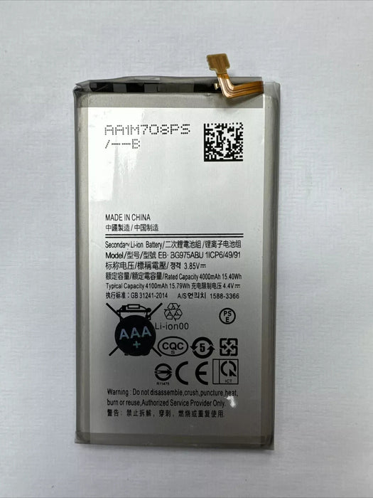 Replacement Battery For Samsung S10+ EB-BG975ABU Samsung  S10 EB-BG973ABU UK
