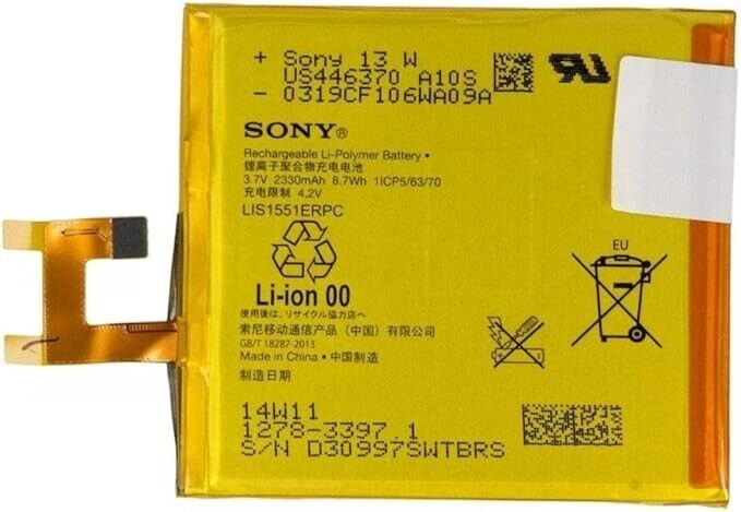 Genuine Sony LIS1551ERPC Battery For Xperia M2 D2303 D2305 D2306 / 2330mAh