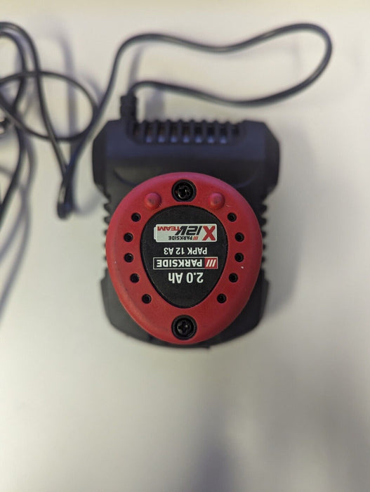 Parkside Rechargeable Battery 12V 2Ah + PLGK 12A2 Charger (Eu Plug)