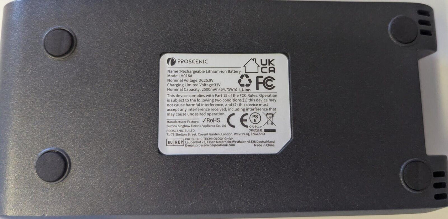 Proscenic Genuine H016A Battery for P12 Cordless Vacuum Cleaner