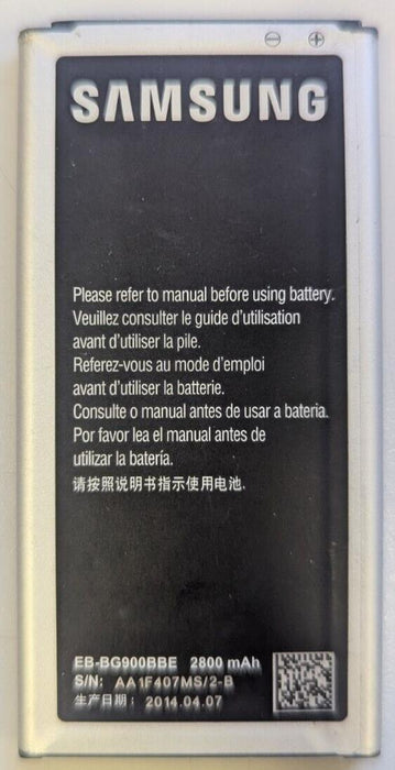 Official Samsung EB-BG900BBU/BBC/BBE Galaxy S5 Standard Battery 2800mAh USED