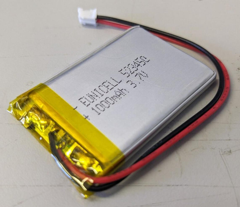 Eunicell 523450 1000mah 3.7v Battery for MP3, GPS etc NEW