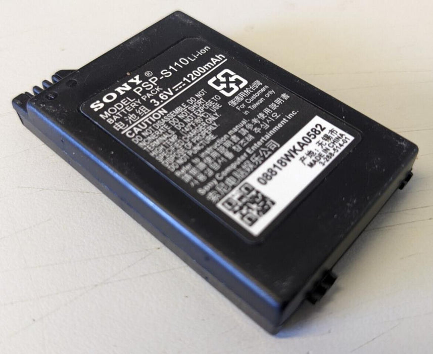 Original Sony Battery for Playstation PSP 3.6v, 1200 mAh PSP-S110