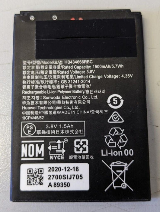Replacement HB434666RBC Battery for Huawei E5573 NEW